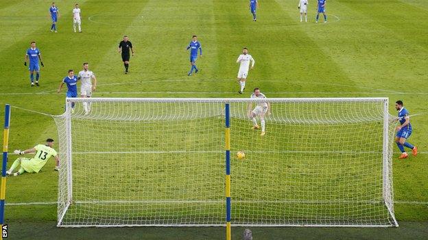 Neal Maupay taps in Brighton's winner at Leeds