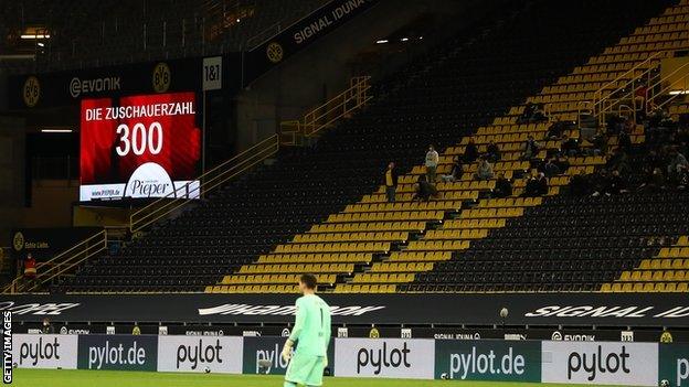 Fans at Borussia Dortmund