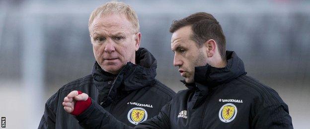 Alex McLeish and James McFadden