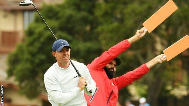 Rory McIlroy at the US Open