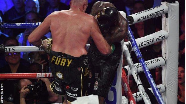 Tyson Fury and Deontay Wilder