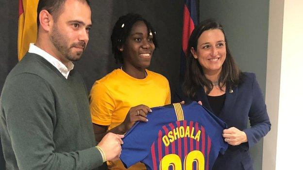 Nigeria forward Asisat Oshoala