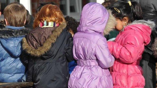 Children in a playground