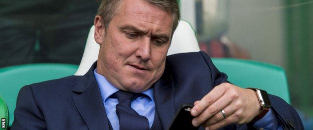 Kilmarnock manager Lee Clark