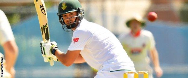 Rilee Rossouw in action for South Africa