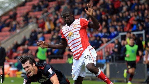 French-born Zoumana Bakayogo came up against Doncaster Rovers' John Marquis in Crewe's early-season win over the League Two leaders.