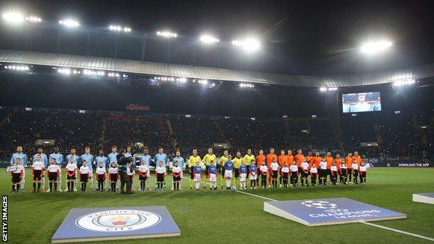 Shakhtar Donetsk host Manchester City in the Champions League in Kharkiv in October 2018