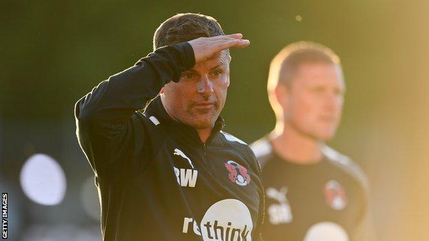 Leyton Orient Manager Richie Wellens