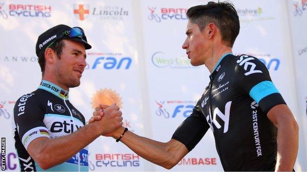 Mark Cavendish and Peter Kennaugh