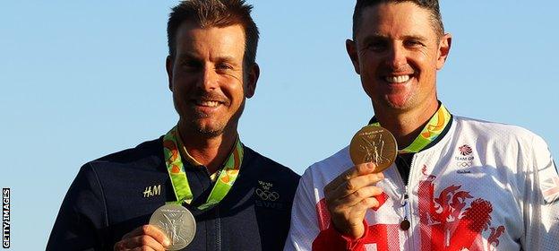 Henrik Stenson and Justin Rose