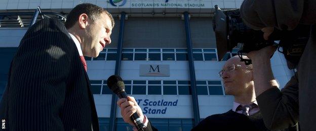 Stewart Regan speaks to BBC Scotland's Chris McLaughlin