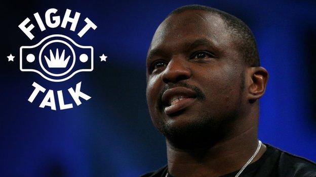 British heavyweight contender Dillian Whyte