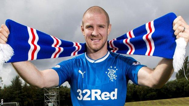 Rangers defender Philippe Senderos