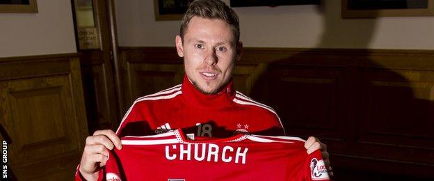 New loan signing Simon Church