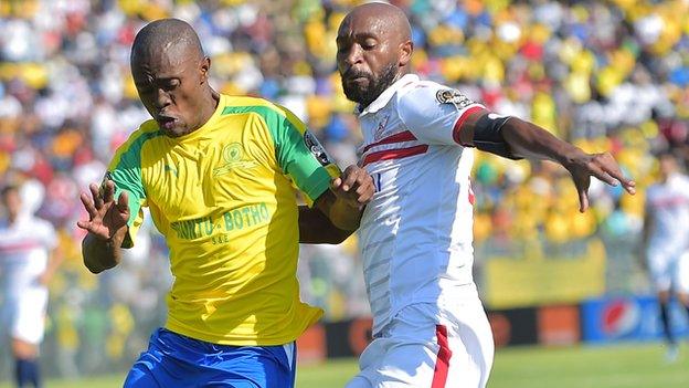 Sundowns dominated Zamalek in the first leg