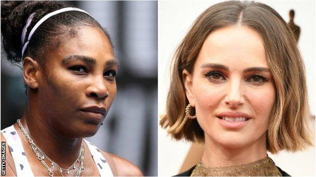 Serena Williams and Natalie Portman