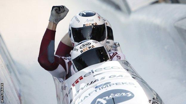 Latvia bobsleigh