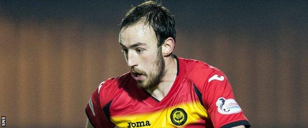 Partick Thistle midfielder Stuart Bannigan