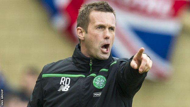 Celtic manager Ronny Deila