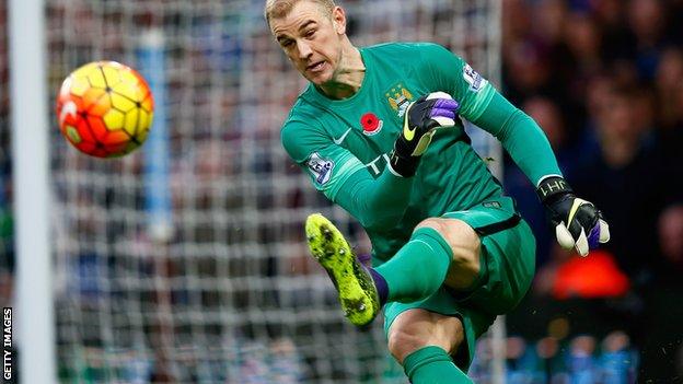 Manchester City goalkeeper Joe Hart