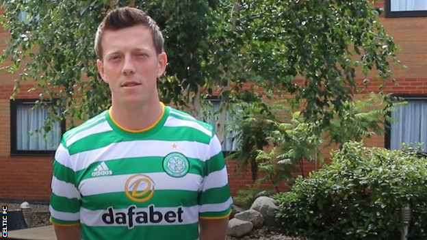 Celtic midfielder Callum McGregor