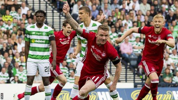 Jonny Hayes celebrates