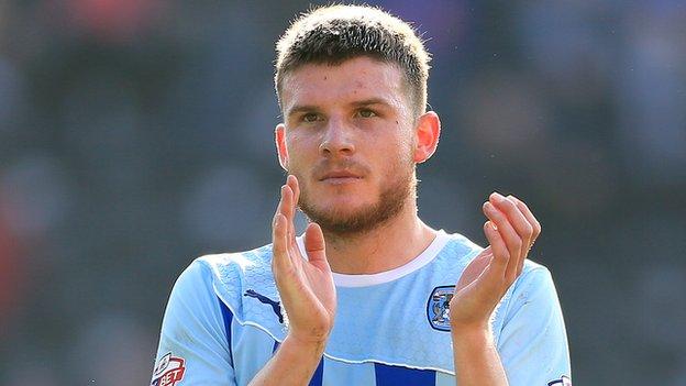 Coventry City left-back Chris Stokes