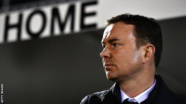 Plymouth manager Derek Adams