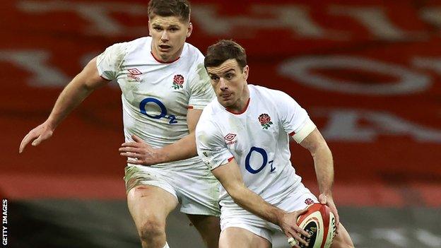 Owen Farrell and George Ford