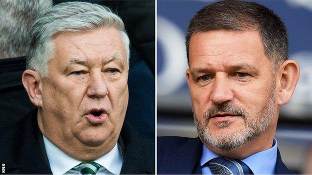 Peter Lawwell and Steve Brown