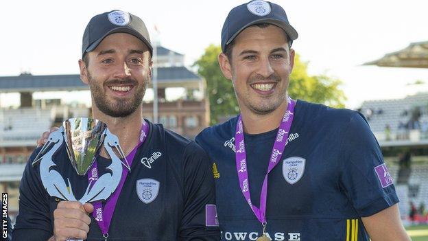 James Vince and Chris Wood