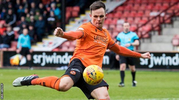 Dundee United striker Lawrence Shankland