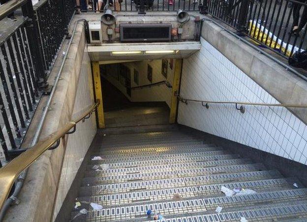 Oxford Circus Tube station entrance