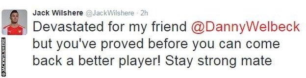 Jack Wilshere Twitter