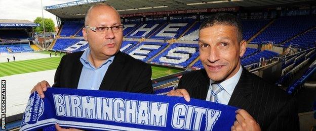 Peter Pannu and Chris Hughton