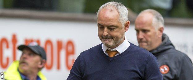 Dundee United manager Ray McKinnon