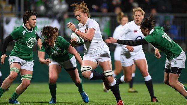 England v Ireland in the Women's Six Nations