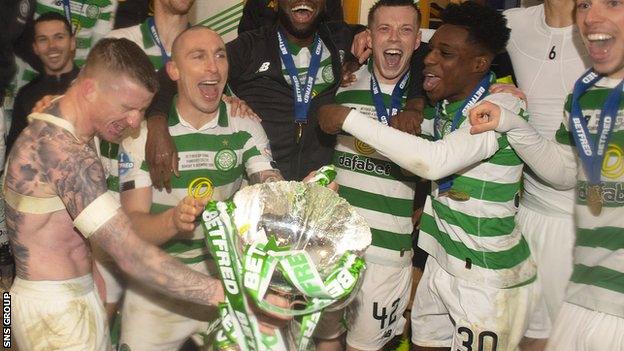 Scott Brown won 22 domestic trophies with Celtic