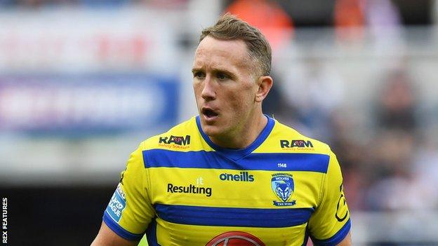 Warrington Wolves' Jason Clark