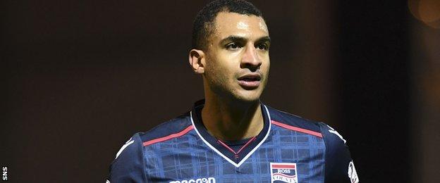 Ross County striker David Ngog