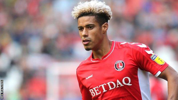 Lyle Taylor in action for Charlton Athletic