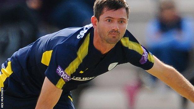 Hampshire all-rounder Ian Holland