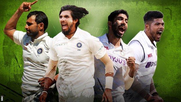 Mohammed Shami, Ishant Sharma, Jasprit Bumrah, Umesh Yadav