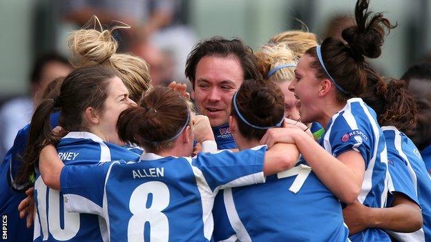 David Parker took Birmingham City Ladies to the Champions League semi-finals in 2014