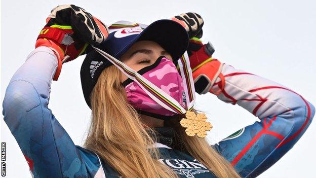 Mikaela Shiffrin has won nine World Championships medals