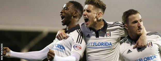 Moussa Dembele, Tom Cairney and Ross McCormack