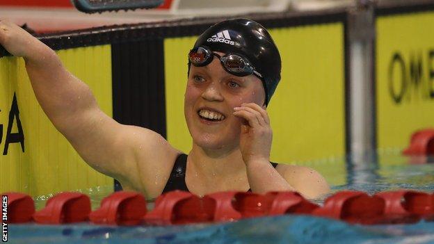 Paralympic swimming champion Ellie Simmonds