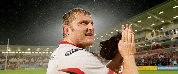 Ulster lock Franco van der Merwe signs contract extension