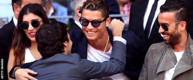 Cristiano Ronaldo and Raul