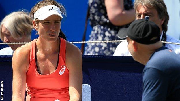 Johanna Konta worked with Michael Joyce in 2018